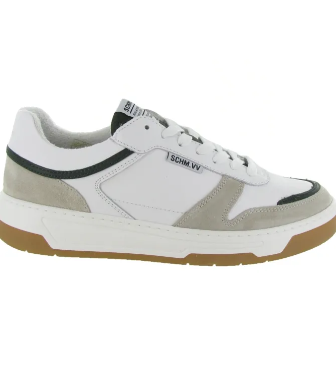 baskets et sneakers - Tendance - homme - Cuir - Gris - Schmoove