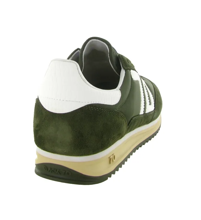 baskets et sneakers - Tendance - homme - Nylon - Kaki - Back70