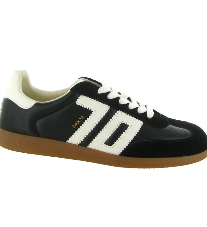 baskets et sneakers - Tendance - homme - Cuir - Noir - Back70