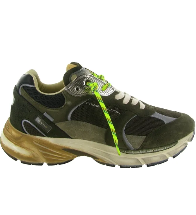 baskets et sneakers - Tendance - homme - Cuir - Marron - Crime london