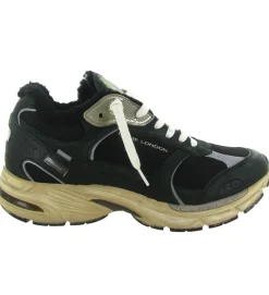 baskets et sneakers - Tendance - homme - Cuir - Noir - Crime london