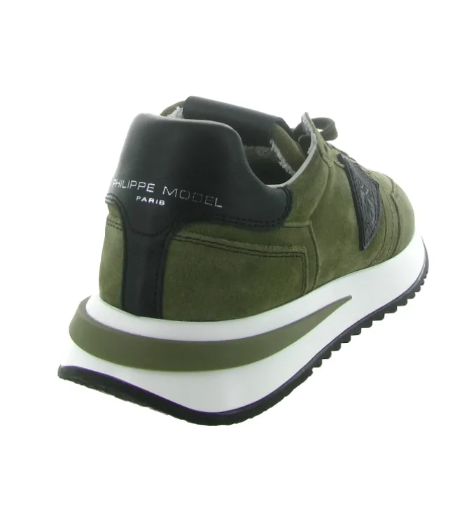 baskets et sneakers - Tendance - homme - Cuir - Kaki - Philippe model
