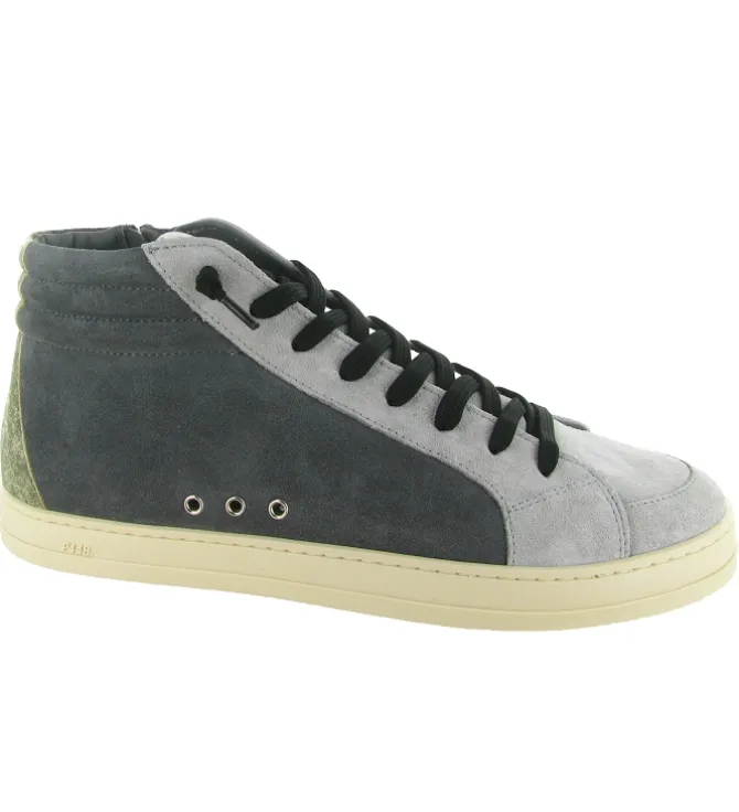 baskets et sneakers - Tendance - homme - Nubuck - Gris - P448