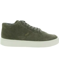 baskets et sneakers - Tendance - homme - Nubuck - Kaki - Black stone