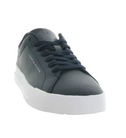 baskets et sneakers - Tendance - homme - Cuir - Bleu Marine - Tommy hilfiger
