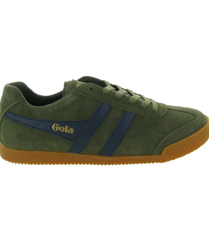 baskets et sneakers - Tendance - homme - Nubuck - Kaki - Gola