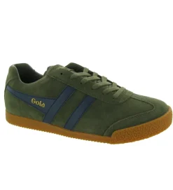 baskets et sneakers - Tendance - homme - Nubuck - Kaki - Gola