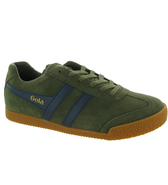 baskets et sneakers - Tendance - homme - Nubuck - Kaki - Gola