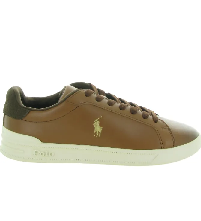 baskets et sneakers - Tendance - homme - Cuir - Marron - Ralph lauren