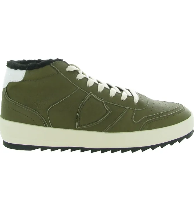 baskets et sneakers - Tendance - homme - Cuir - Kaki - Philippe model