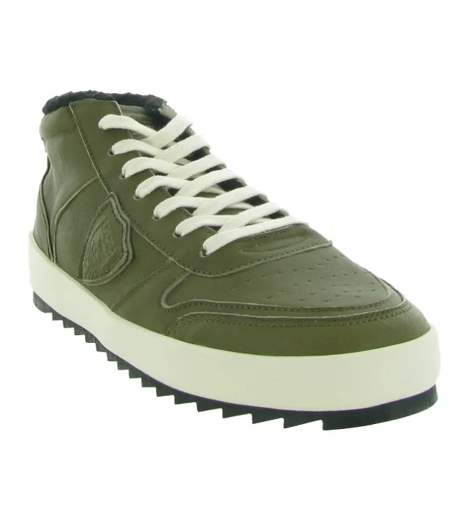 baskets et sneakers - Tendance - homme - Cuir - Kaki - Philippe model