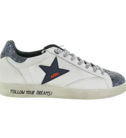 baskets et sneakers - Tendance - homme - Cuir - Bleu Marine - Cetti