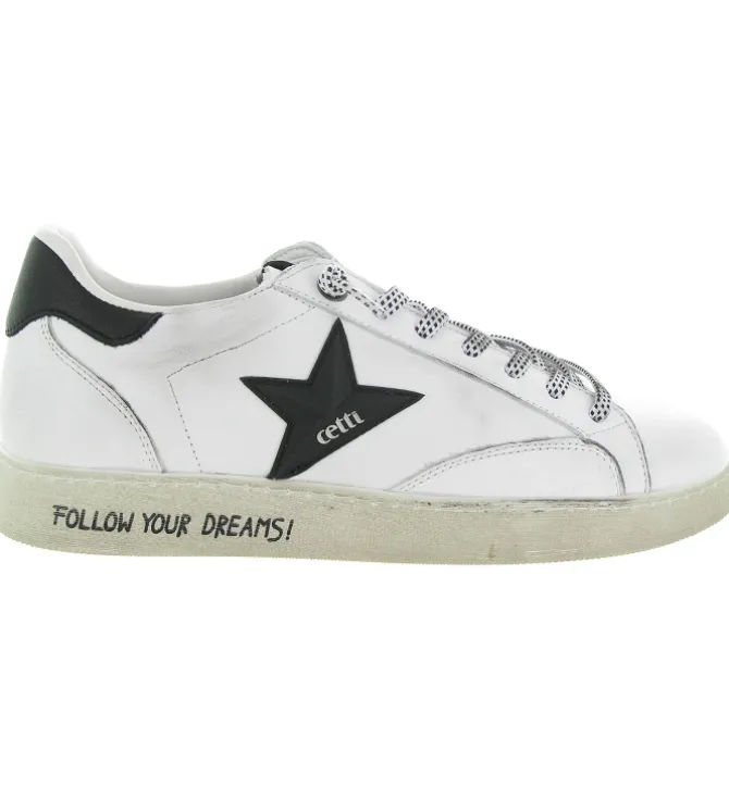 baskets et sneakers - Tendance - homme - Cuir - Blanc - Cetti