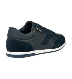 baskets et sneakers - Tendance - homme - Cuir - Bleu Marine - Geox