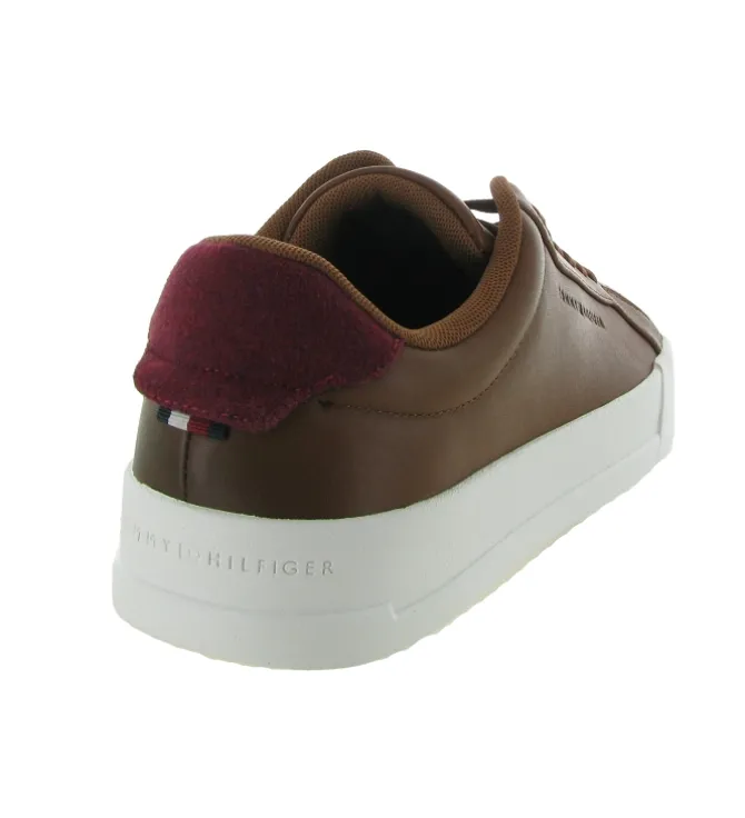 baskets et sneakers - Tendance - homme - Cuir - Marron - Tommy hilfiger