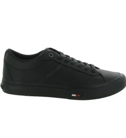 baskets et sneakers - Tendance - homme - Cuir - Noir - Tommy hilfiger
