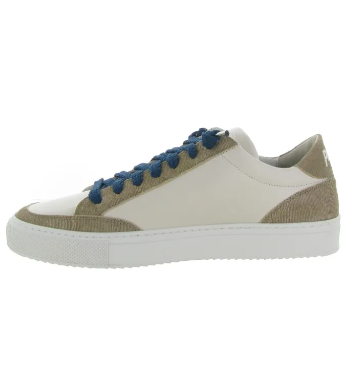 baskets et sneakers - Tendance - homme - Cuir - Blanc - P448