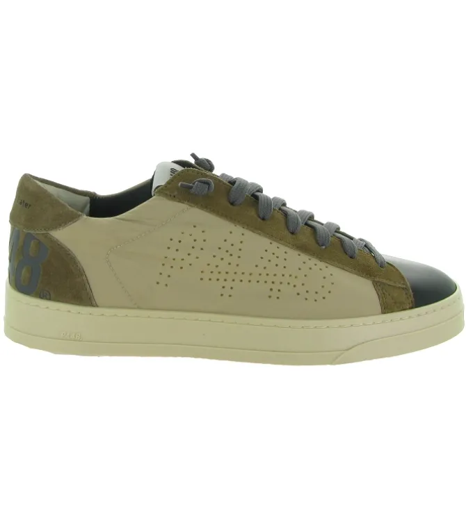 baskets et sneakers - Tendance - homme - Cuir - Taupe - P448