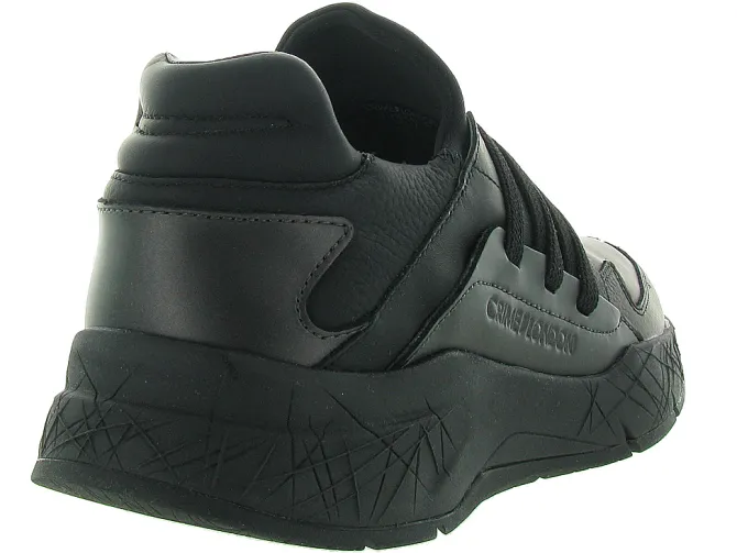 baskets et sneakers - Tendance - homme - Cuir - Noir - Crime london