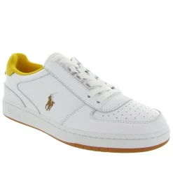 baskets et sneakers - Tendance - homme - Cuir - Blanc - Ralph lauren