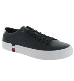 baskets et sneakers - Tendance - homme - Cuir - Bleu Marine - Tommy hilfiger