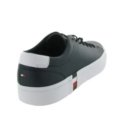 baskets et sneakers - Tendance - homme - Cuir - Bleu Marine - Tommy hilfiger