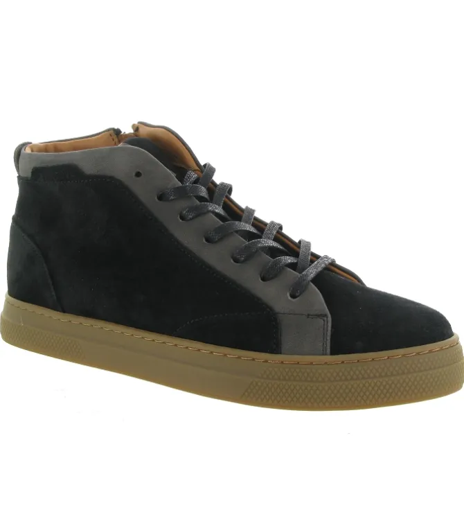 baskets et sneakers - Tendance - homme - Toile - Noir - Schmoove