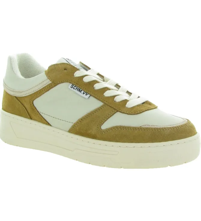 baskets et sneakers - Tendance - homme - Cuir - Beige - Schmoove
