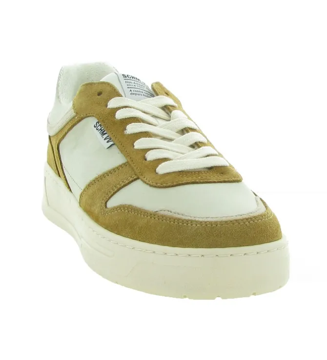 baskets et sneakers - Tendance - homme - Cuir - Beige - Schmoove