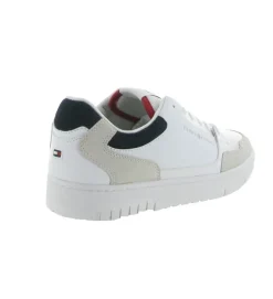 baskets et sneakers - Tendance - homme - Cuir - Blanc - Tommy hilfiger