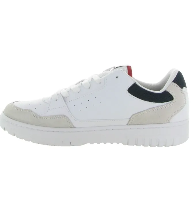 baskets et sneakers - Tendance - homme - Cuir - Blanc - Tommy hilfiger