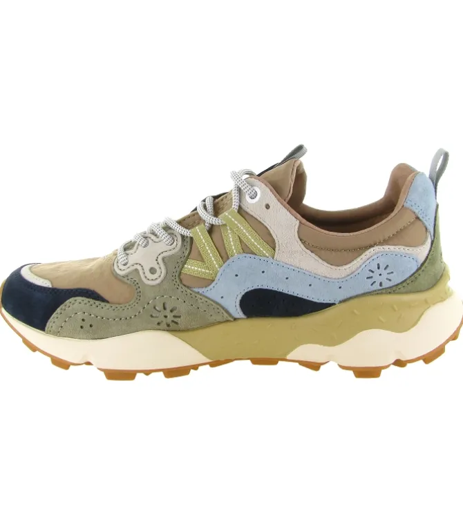 baskets et sneakers - Tendance - homme - Nubuck - Marron - Flower mountain