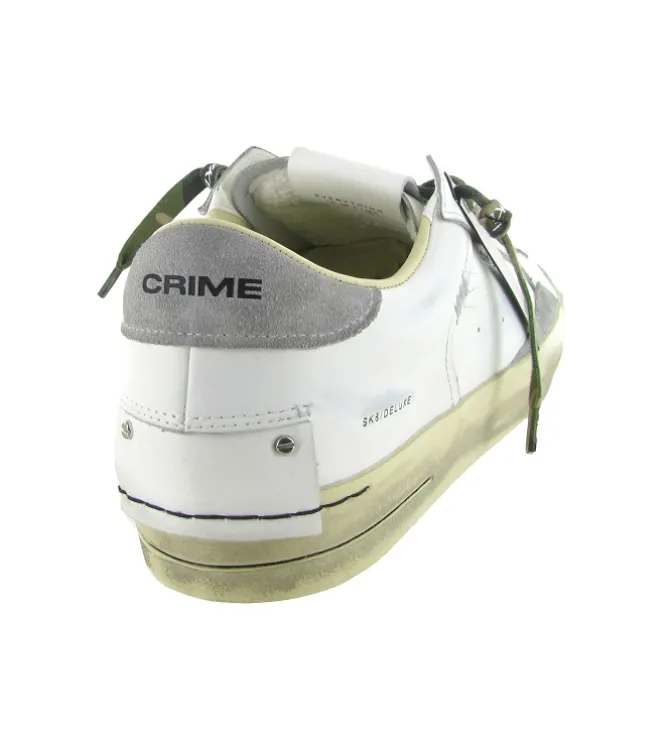 baskets et sneakers - Tendance - homme - Cuir - Blanc - Crime london