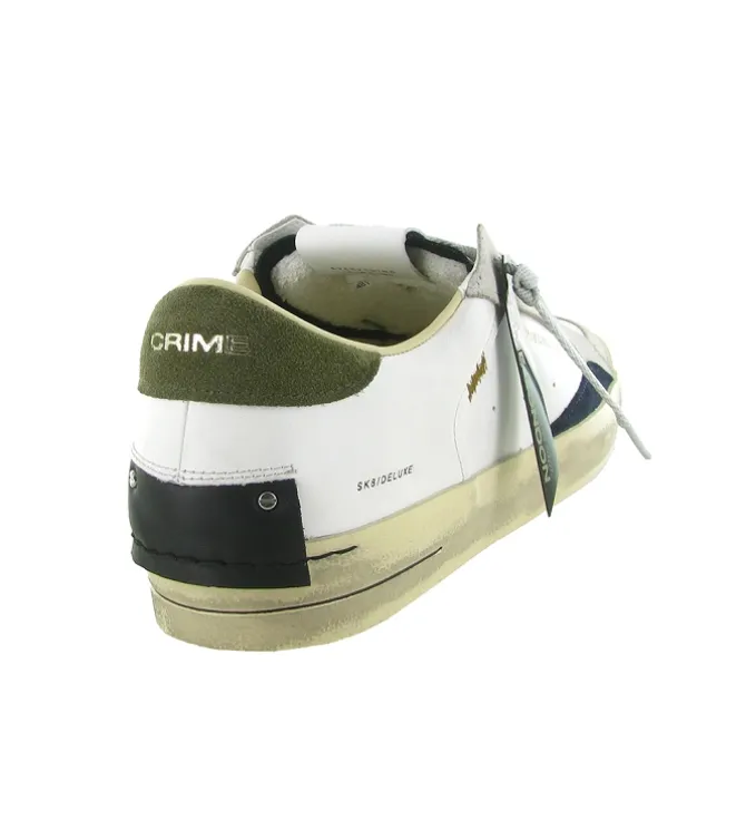 baskets et sneakers - Tendance - homme - Cuir - Blanc - Crime london