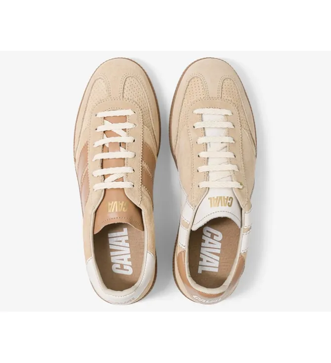 baskets et sneakers - Tendance - femme - Nubuck - Beige - Caval