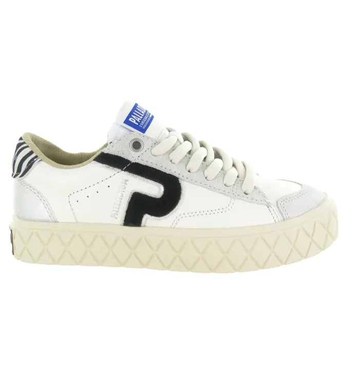 baskets et sneakers - Tendance - femme - Cuir - Blanc - Palladium