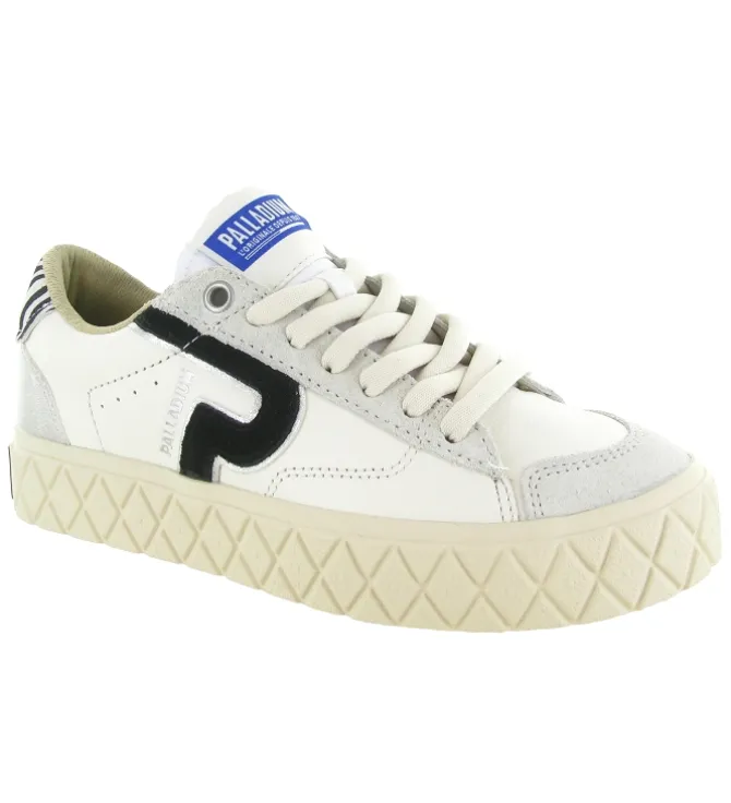 baskets et sneakers - Tendance - femme - Cuir - Blanc - Palladium