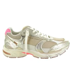 baskets et sneakers - Tendance - femme - Cuir - Or - Crime london