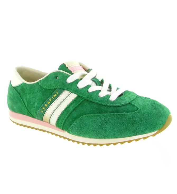 baskets et sneakers - Tendance - femme - Nubuck - Vert - Serafini
