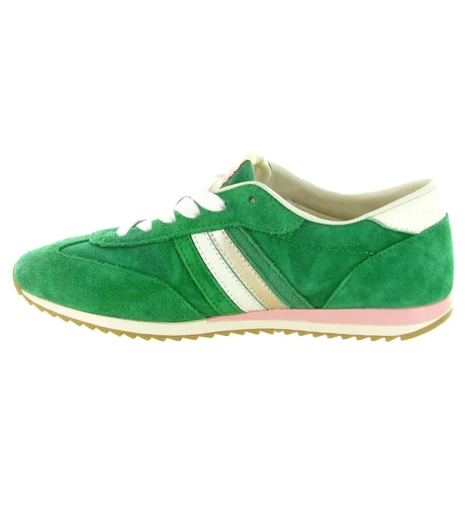 baskets et sneakers - Tendance - femme - Nubuck - Vert - Serafini
