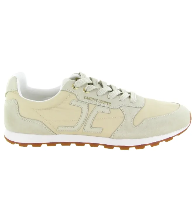 baskets et sneakers - Tendance - femme - Cuir - Beige - Candice cooper