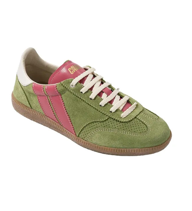 baskets et sneakers - Tendance - femme - Cuir - Vert - Caval