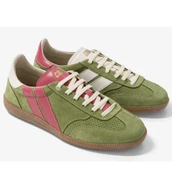 baskets et sneakers - Tendance - femme - Cuir - Vert - Caval