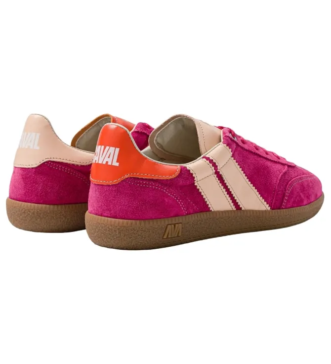 baskets et sneakers - Tendance - femme - Cuir - Rose - Caval