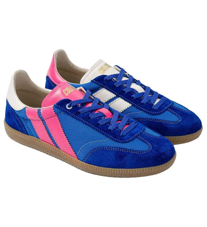 baskets et sneakers - Tendance - femme - Cuir - Bleu - Caval