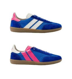 baskets et sneakers - Tendance - femme - Cuir - Bleu - Caval