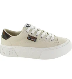 baskets et sneakers - Tendance - femme - Toile - Beige - No name