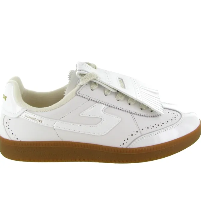 baskets et sneakers - Tendance - femme - Cuir - Beige - Schmoove