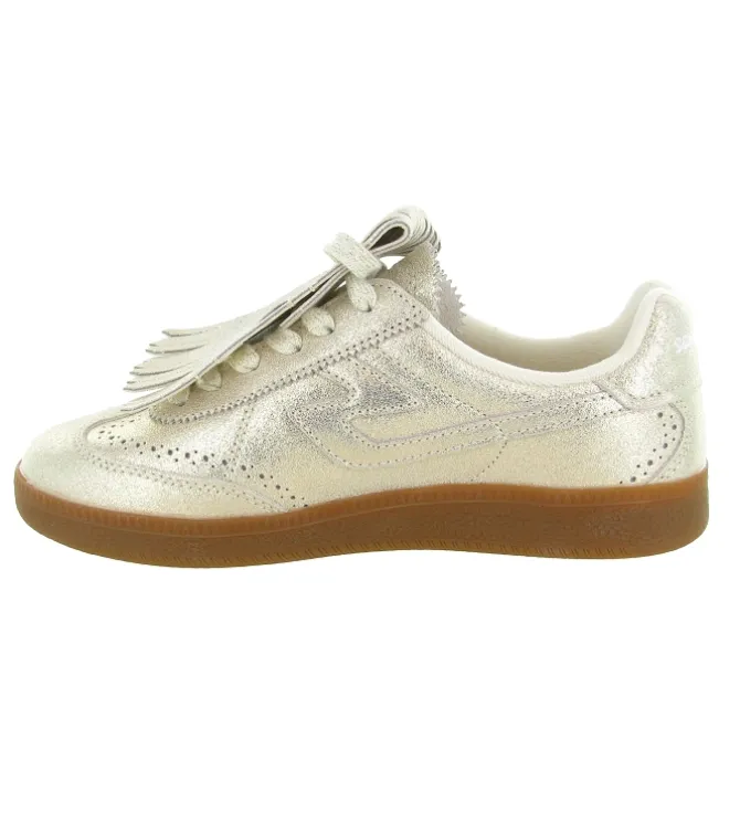 baskets et sneakers - Tendance - femme - Cuir - Or - Schmoove