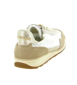 baskets et sneakers - Tendance - femme - Cuir - Blanc - Schmoove